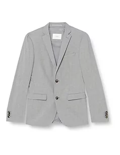 s.Oliver marynarka męska, slim fit, szary/czarny, 56 - Marynarki męskie - miniaturka - grafika 1