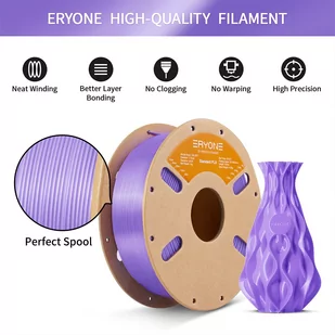 Standardowy filament PLA ERYONE 1kg – Lawendowy fiolet - Filamenty i akcesoria do drukarek 3D - miniaturka - grafika 4