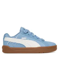Buty dla chłopców - Sneakersy Puma Park Lifestyle Easy Mid 90S Jr 402943 01 Niebieski - miniaturka - grafika 1