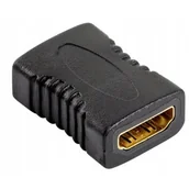 Akcesoria do tabletów i e-booków - Lanberg Adapter AV Lanberg HDMI-A Female >HDMI-A Female AD-0018-BK - miniaturka - grafika 1