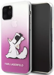 Karl Lagerfeld Choupette Fun Sunglasses - Etui iPhone 11 Pro (różowy) - Etui i futerały do telefonów - miniaturka - grafika 1