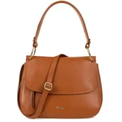 Torebki damskie - Torebka Skórzana Vezze Lemba Ruda - miniaturka - grafika 1