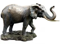 Figurki dekoracyjne - DUŻY SŁOŃ REALISTYCZNA PRECYZYJNA FIGURKA PREZENT VERONESE - miniaturka - grafika 1