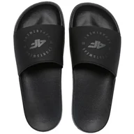 Klapki i japonki damskie - Klapki 4F W H4L22-KLD002 20S czarne - miniaturka - grafika 1