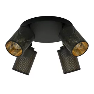 Emibig Bronx Premium lampa sufitowa (spot) 4-punktowa czarna 1152/4PREM - Lampy sufitowe - miniaturka - grafika 2