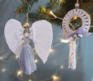 Ozdoby na choinkę 6 szt. - srebrny - Ozdoby bożonarodzeniowe - miniaturka - grafika 1