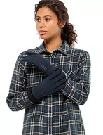 Rękawiczki - Jack Wolfskin Damskie rękawiczki HIGHLOFT Glove Women, Night Blue, L, niebieski (Night Blue), L - miniaturka - grafika 1