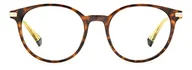 Okulary przeciwsłoneczne - Polaroid Round Full Rim Brown Frame-1058330865018 Sunglasses, 086/18 Havana, 50 Unisex, 086/18 Hawana, 50 - miniaturka - grafika 1