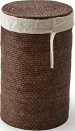 Kosze na bieliznę - Kosz na pranie Basket 55 cm ciemny - miniaturka - grafika 1