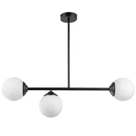 Lampy sufitowe - NOWOCZESNA LAMPA SUFITOWA WISZĄCA CZARNA FINO W3 - miniaturka - grafika 1