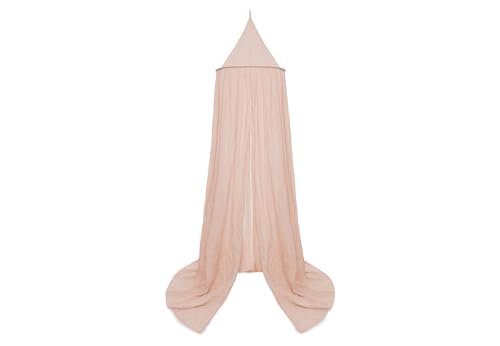 Baldachim nad łóżeczko Vintage 245 cm blady róż Jollein