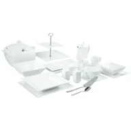 Serwisy obiadowe - Serwis obiadowy porcelanowy AMBITION Porto 12 osób (100 elementów) - miniaturka - grafika 1