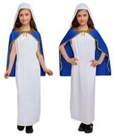 Stroje karnawałowe - Strój Przebranie Maryi Maryja Matka Boska Kostium Na Jasełka Bal 116 122 Cm - miniaturka - grafika 1