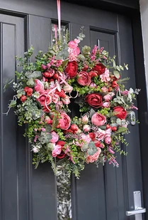 Wianek klasyczny różany - Dekoracje domu - miniaturka - grafika 1