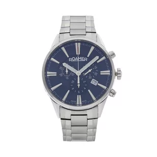 Zegarek Zegarek Roamer Superior Chrono 508837 41 45 50 Silver - Zegarki męskie - miniaturka - grafika 1