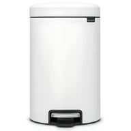 Kosze na śmieci - Brabantia Kosz na śmieci pedałowy NewIcon 12l biały mat 113789 - miniaturka - grafika 1