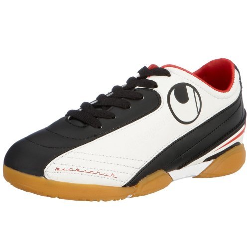 Uhlsport Buty piłkarskie Team Jr. Inr 100819401, uniseks - dziecięce buty sportowe - piłka nożna, czarny - Czarny Black Red01-38 EU