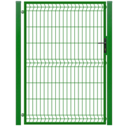 Ogrodzenia - Furtka 3D ocynk zielony 100 x 150 cm komplet lewa Polbram - miniaturka - grafika 1
