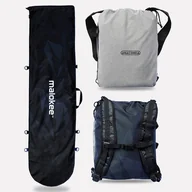 Torby podróżne - Pokrowiec na deskę snowboardową torba etui plecak na buty 2w1 - miniaturka - grafika 1