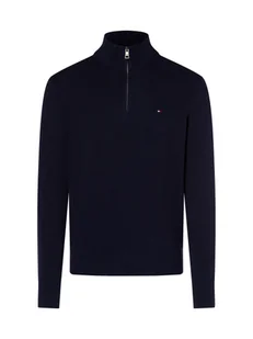 Tommy Hilfiger Sweter z zawartością kaszmiru Mężczyźni Bawełna niebieski jednolity, S - Swetry męskie - miniaturka - grafika 1