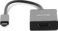 Adaptery i przejściówki - Adapter USB LMP 15940 USB-C - HDMI Szary LMP-USBC-HDMI-SG - miniaturka - grafika 1