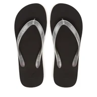 Klapki i japonki damskie - Japonki Calvin Klein Jeans Beach Sandal Monologo Tpu YW0YW01719 Srebrny - miniaturka - grafika 1