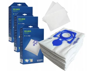 12x WORKI DO ODKURZACZA ZELMER AQUOS 1600W ZMB02K - Worki do odkurzaczy - miniaturka - grafika 1
