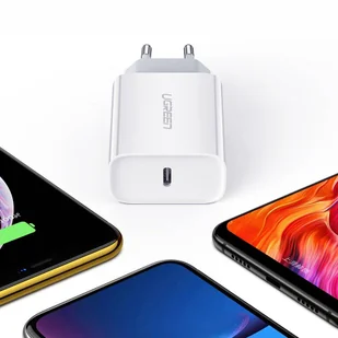 Ugreen ładowarka sieciowa USB Power Delivery 3.0 Quick Charge 4.0+ 20W 3A biały (60450) - Ładowarki do telefonów - miniaturka - grafika 16