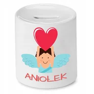 Skarbonki - Skarbonka Dla Kingi na Urodziny na Prezent z Nadrukiem ze Zdjęciem + Opakowanie na prezent (wzór 04) - miniaturka - grafika 1