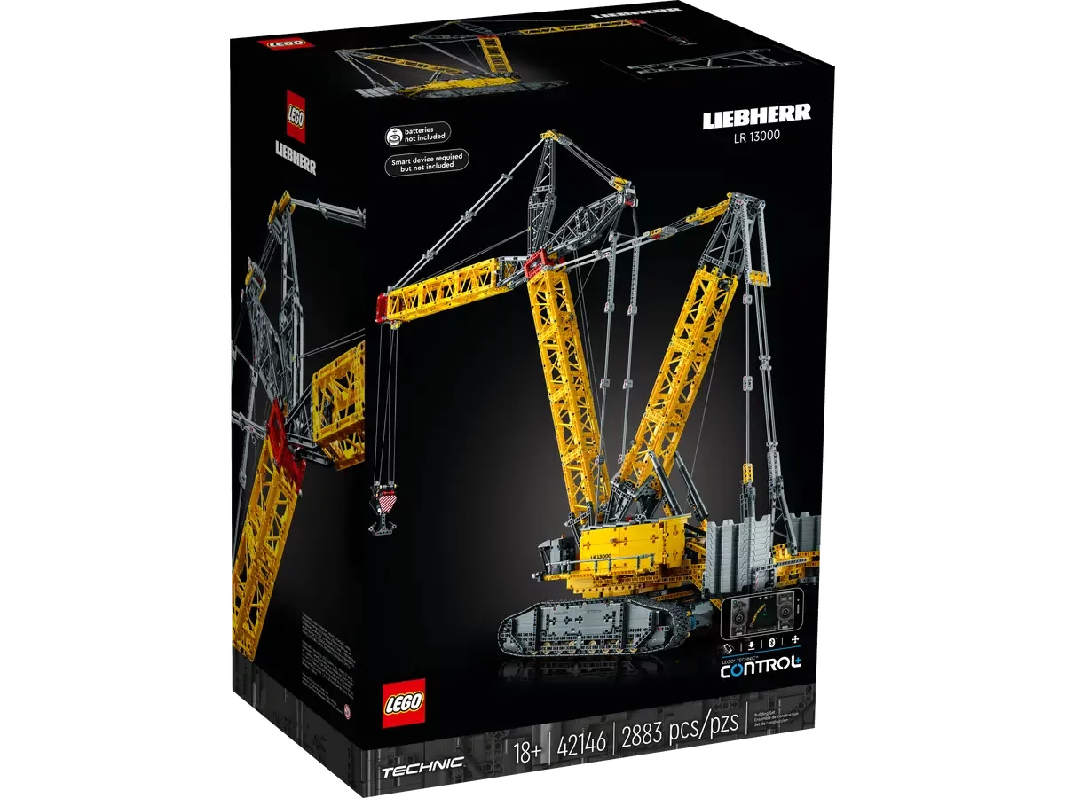 Klocki LEGO Technic Żuraw gąsienicowy Liebherr LR 13000 42146