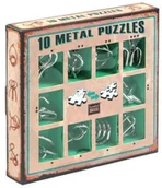 Poradniki hobbystyczne - G3 Łamigłówki metalowe 10 sztuk zestaw zielony - miniaturka - grafika 1