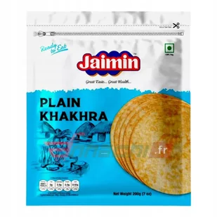 Indyjski krakers Plain Khakhra Jaimin 200g - Chipsy - miniaturka - grafika 1