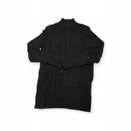 Swetry męskie - Męski Sweter z Półgolfem Styl Old Money Splot Warkoczowy Rozmiar L - miniaturka - grafika 1