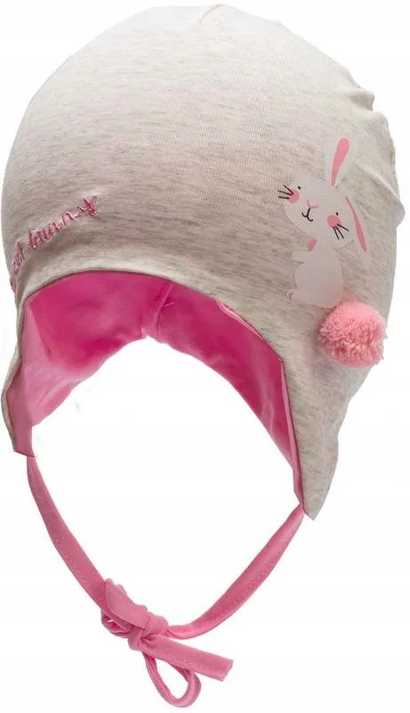YO! CZAPKA CZAPECZKA BAWEŁNIANA 40-42 WIOSNA JESIEŃ SWEET BUNNY