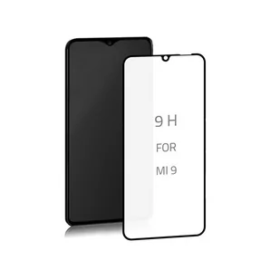 Qoltec Szkło ochronne hartowane PREMIUM do Xiaomi Mi 9 Lite 6D Pełne Czarne - Szkła hartowane na telefon - miniaturka - grafika 1
