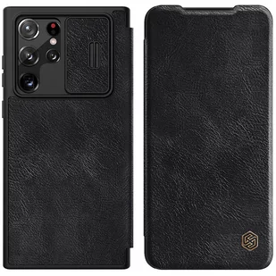 Nillkin Etui QIN Pro do Samsung Galaxy S22 Ultra (Czarne) NILETQINPS22U.BLACK - Etui i futerały do telefonów - miniaturka - grafika 1