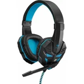 Słuchawki - Acme Aula Prime Gaming czarno-niebieskie - miniaturka - grafika 1