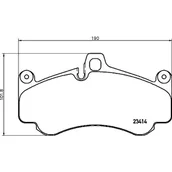 Klocki hamulcowe - Klocki hamulcowe - komplet BREMBO P 65 032 - miniaturka - grafika 1