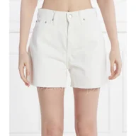 Spodenki damskie - CALVIN KLEIN JEANS Jeansowe szorty | Mom Fit - miniaturka - grafika 1