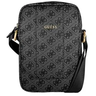 Torebki damskie - Guess Torba 4G Uptown 10" Szary Modna Paris - miniaturka - grafika 1