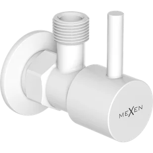 Mexen R1 zawór kątowy do baterii 1/2"x3/8", biały - 79970-20 - Zawory i kraniki - miniaturka - grafika 1
