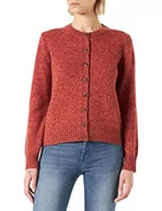 Swetry damskie - United Colors of Benetton Damski koreański dżersej M/L 103me500l kardigan sweter, czerwony granada 66f, XS - miniaturka - grafika 1