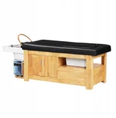 Myjki fryzjerskie - Gabbiano Leżanka Myjnia Head Spa Bali czarna - miniaturka - grafika 1