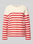 Swetry damskie - Sweter z dzianiny o kroju regular fit z czystej bawełny - miniaturka - grafika 1