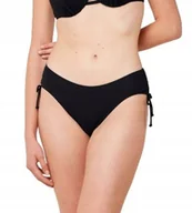 Stroje kąpielowe - TRIUMPH DÓŁ OD BIKINI CZARNY ZE ŚCIĄGACZAMI DAMSKI 44 J_A - miniaturka - grafika 1