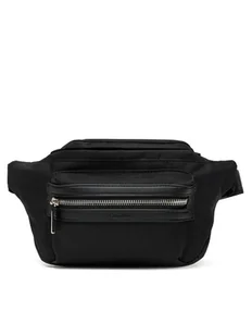 Calvin Klein Saszetka nerka Contrast Belt Bag LV04D3073G Czarny - Nerki - miniaturka - grafika 1