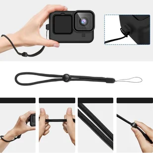 Etui silikonowe ochronne Alogy obudowa TPU silikon case do GoPro Hero 11/10/9 czarne - Akcesoria do kamer sportowych - miniaturka - grafika 5