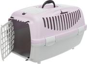 Sprzęt podróżny i transportery dla psów - Trixie Capri 2, transporter, jasnoszary/jasny liliowy, XSS: 37 × 34 × 55 cm, max 8kg - miniaturka - grafika 1