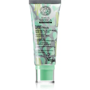Siberica Natural Siberian TOOTHPASTE Wegańska odbudowująco kojąca żelowa maska do twarzy do skóry tłustej oraz z tendencją do powstawania trądziku 100ml Bereza - Maseczki do twarzy - miniaturka - grafika 1