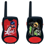 Zabawki interaktywne dla dzieci - Lexibook Krótkofalówki walkie talkie z zasięgiem 200 metrów Miraculous: Biedronka i Czarny Kot - miniaturka - grafika 1